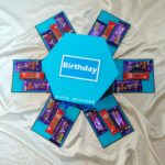 5 LAYER BLUE THEME MIX CHOCOLATE EXPLOSION BOX (BIG SIZE) By GiftsMyStore
